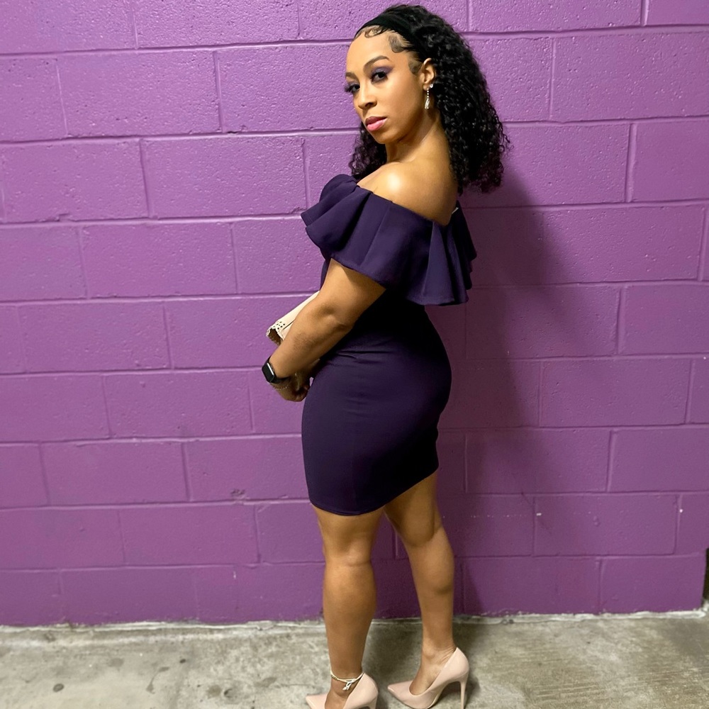 Off the shoulder dress